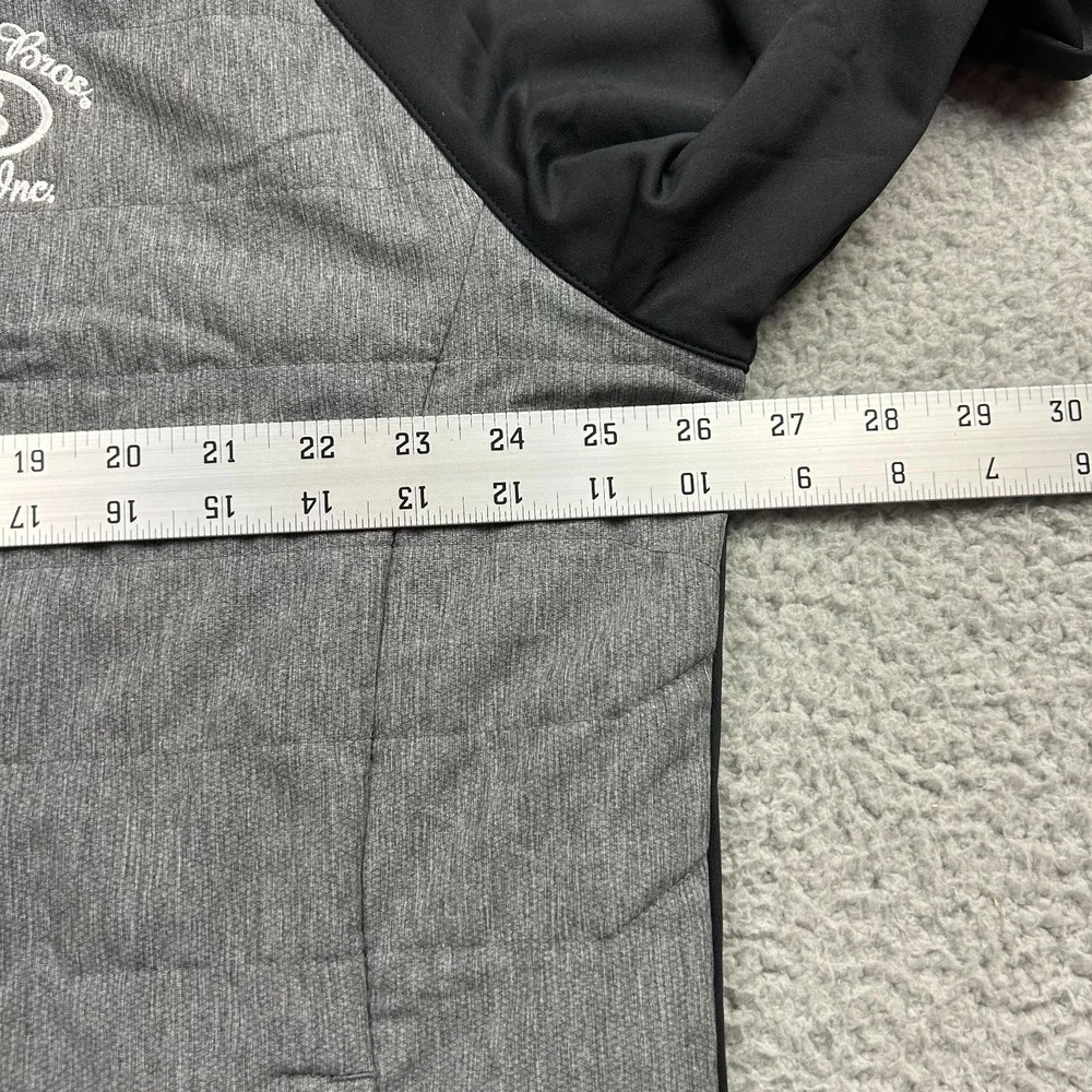 NEW Johnnie O Jacket Mens XL Gray Stinger Full Zip Golf Performance Comp Logo